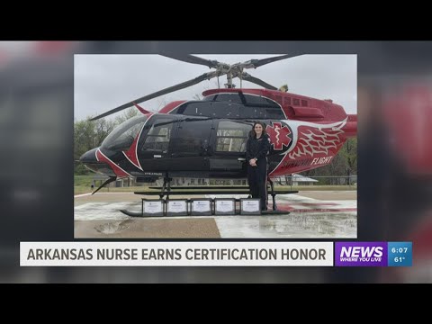 Arkansas nurse becomes 1 of 66 in country to earn all five emergency nurse certifications