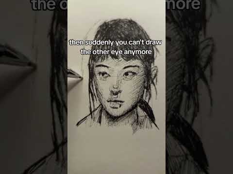 I Found The MOST EASY WAY To Draw The OTHER EYE Sketch Eyes Art Artist Fypシ Viral Shorts 