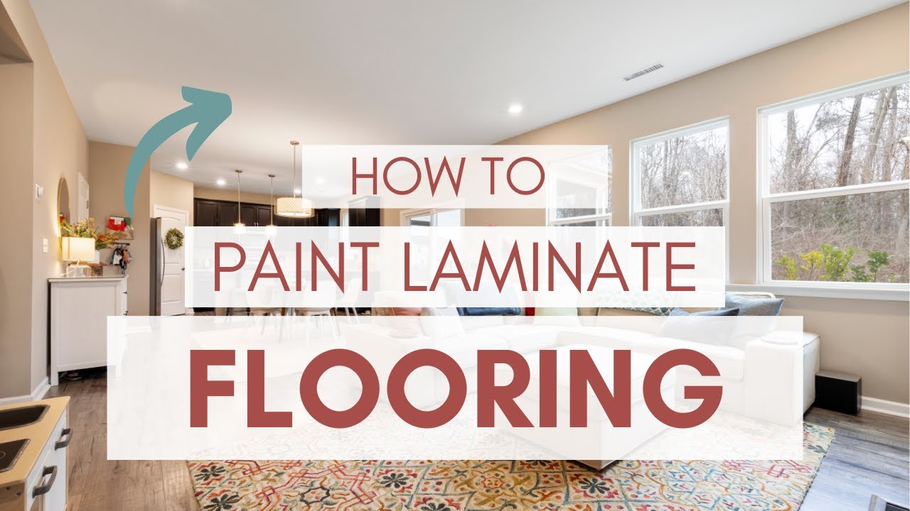 How to Paint Laminate Flooring | Budget-Friendly Makeover - YouTube