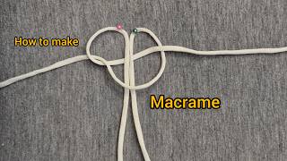 DIY Guitar Pattern : How to create a Guitar pattern using Macramé knots /DIY keychain