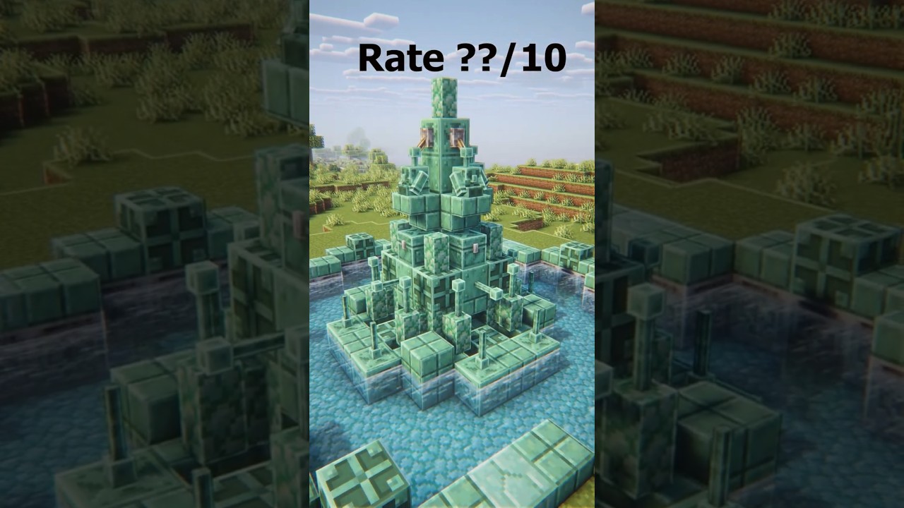 How to Build a Cool Copper Fountain in Minecraft