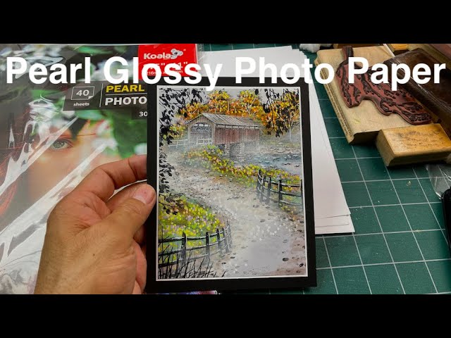 Using Pearl Photo Glossy Paper from KOALA 