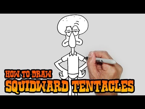 How to Draw Squidward Tentacles | Spongebob Squarepants