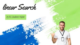 linear search in Python || IITM BS || PDSA ||