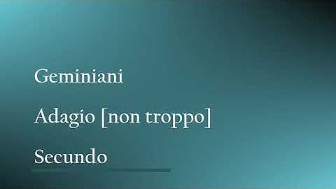 Rubank Advanced Flute Volume Two: Duet #6: Geminiani - Adagio (Secundo + Full Duet)