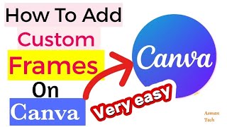 How To Add Photo In Frame ? Use Frame | Frame Hack Canva #canvaframe screenshot 5