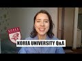 Q&A: Korea University! | My major, why I chose it and more!