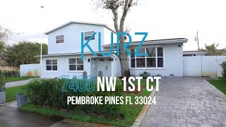 7400 NW 1st Ct - Pembroke Pines Florida - FOR SALE with The Kurz Team at eXp Realty