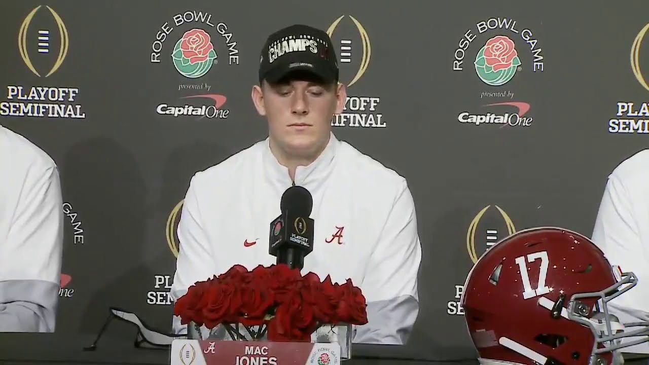Mac Jones perfectly answers "rat poison question" after Rose Bowl win