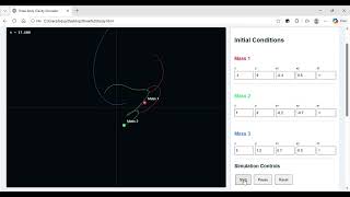 Three Body Gravity Simulator 19