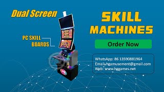 So Luxury Dual 22 Screen Slot Cabinet Stand Up Skill Machine Dual 22 Slot Game Machine