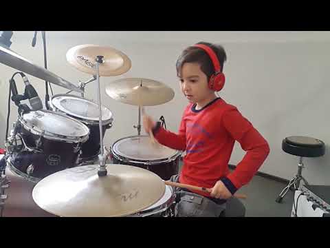 Muse - Feeling Good Drum cover by 9 years old