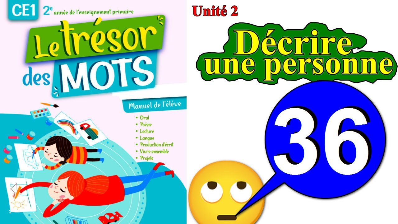 sakwilatop | le trésor des mots CE1 page 36 - YouTube