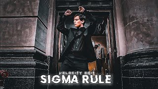 Sigma Rule Velocity Edit Sigma Rule Velocity Bad Edit