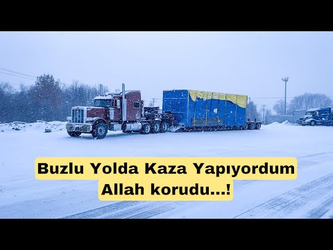 60 Tonla Karlı ve Buzlu Yollarda Tır Sürmek