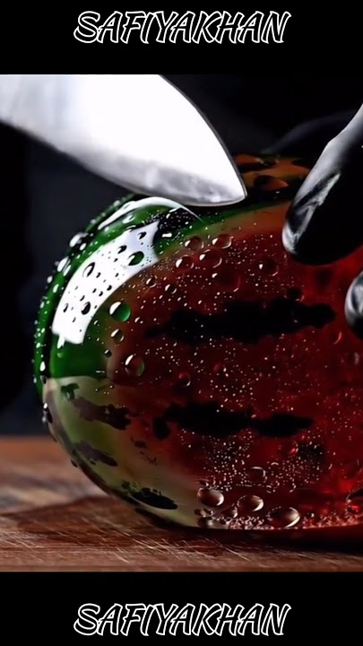 FURIT 🥶GLASS CUTTING AMIR 🤯 || #shorts #viral #fruitcutting