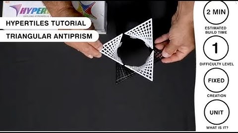 HyperTiles Guided Tutorial - How To Make The Triangular Antiprism Level 1