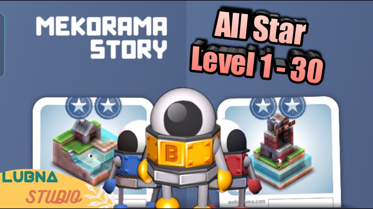 Petualangan di Mulai! All Star Mekorama Story Level 1-30 Gameplay