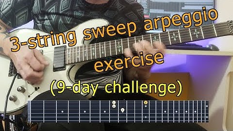 Learn a Killer 3-String Sweep Arpeggio in Minutes!