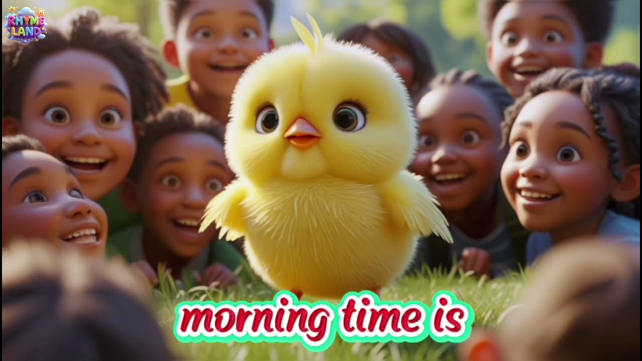 Happy Chicken Playing with Children | Cute Nursery Rhyme | Rhyme Land