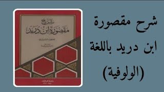 شرح مقصورة ابن دريد 2️⃣7️⃣ لفضيلة شيخ أبو طلحة الخير عبد  القادر انجاي رشيد