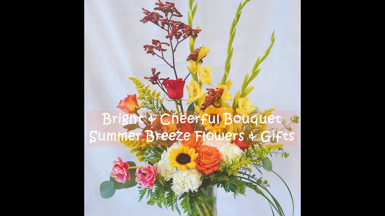 Flower Shop Daily Bright and Cheerful Bouquet Flower Arrangement