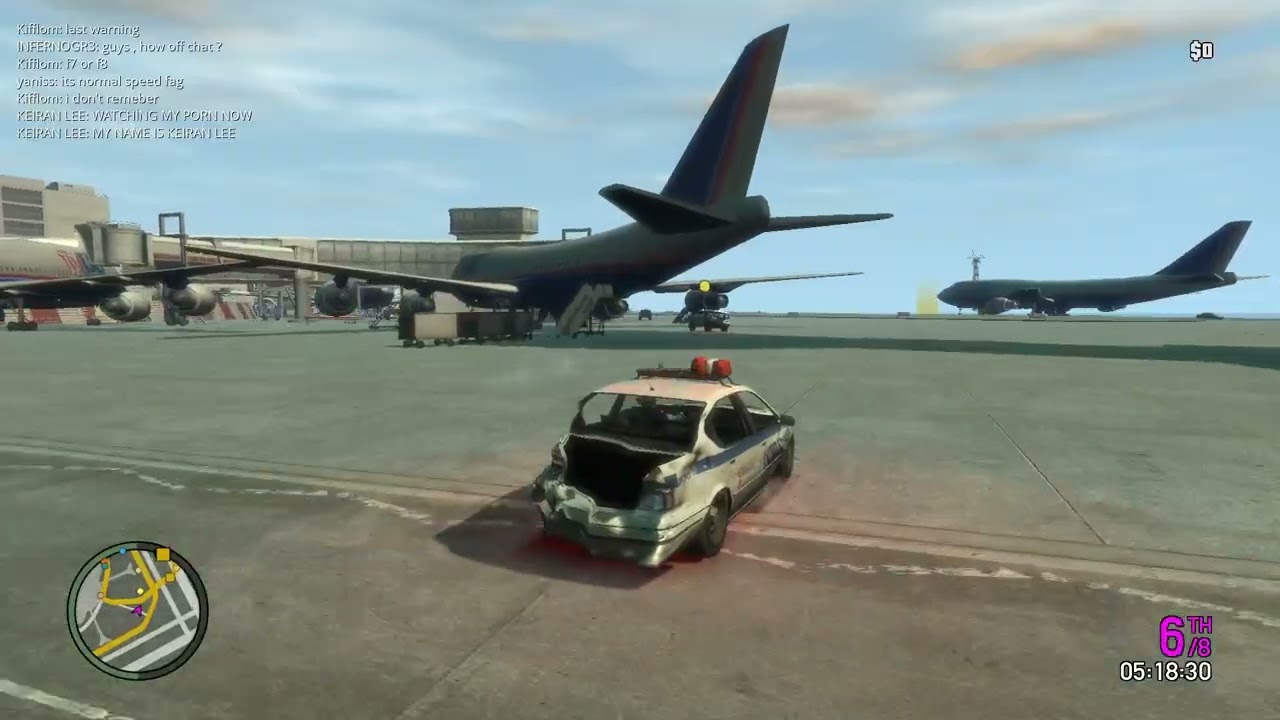 gta connected busted + finish the track busted me as crook