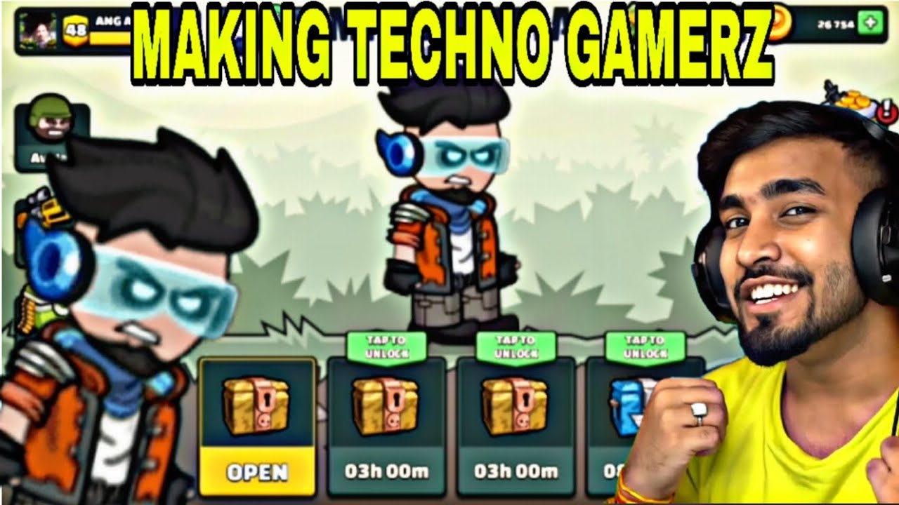 making techno gamerz | techno gamerz in mini militia | 