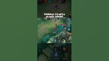 Tigreal vs Miya epic w/ funny moment #mobilelegends #mlbb #respect #ytshorts #mlbbesports #algorithm