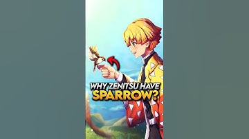 Why Zenitsu has Sparrow instead of Kasugai Crow? Demon Slayer Explained #shorts #demonslayer