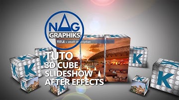 TUTO 3D Cube presentation Nag graphiks No plugin After effects Project 39