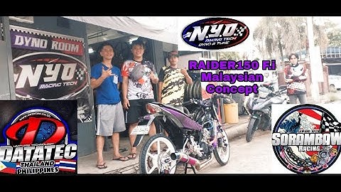 RAIDER150 FI MALAYSIAN CONCEPT|RAIDER150 FI DATATEC ECU|LOUDEST PIPE ENTRY