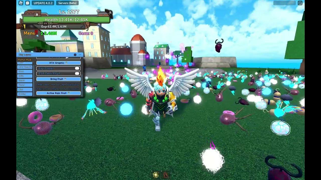  king legacy phoenix fruit rain script admins command youtube