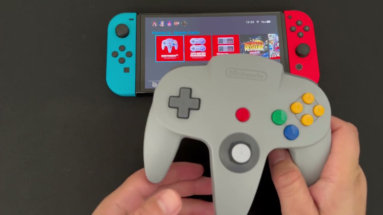 UNBOXING e TESTE Controle N64 Oficial Nintendo Switch Online no