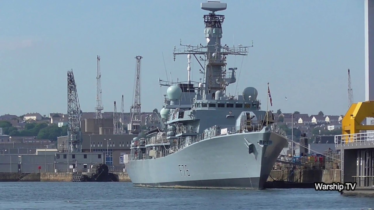 WARSHIPS AT DEVONPORT NAVAL BASE - 24th June 2018