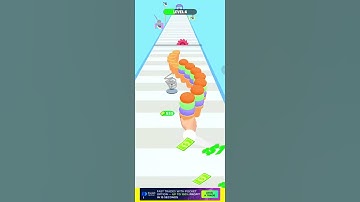 ice cream stack games runner level273#subscribe
