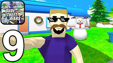 Dude Theft Wars - Gameplay Walkthrough Part 9 - Christmas Update (iOS, Android)