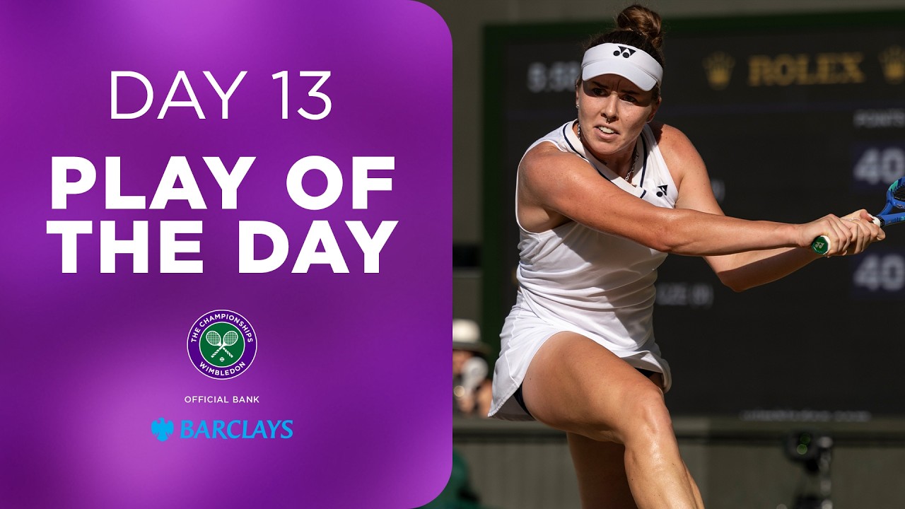 Our newest champion 🌟 | Barclays Play of the Day | Day Thirteen | Wimbledon 2026