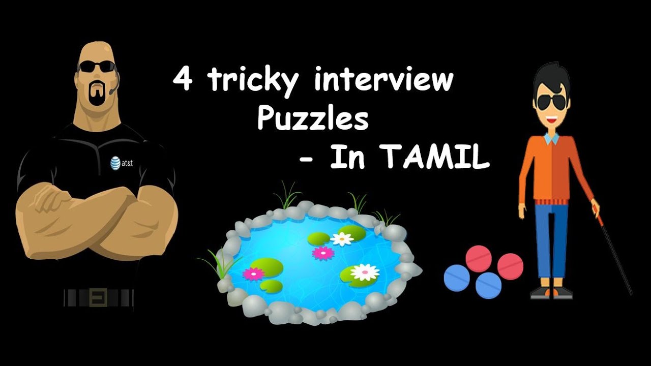 4 tricky interview puzzles in Tamil | Test your intelligence | Logical Puzzle |
