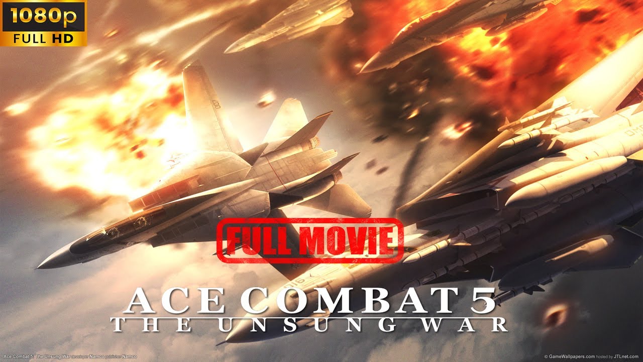 Ace Combat 5 Unsung War - All Cutscenes (Full Movie)
