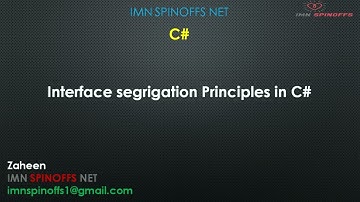 Interface Segregation Principle in C# || Interface Segregation Principle in asp.net || ISP in C#