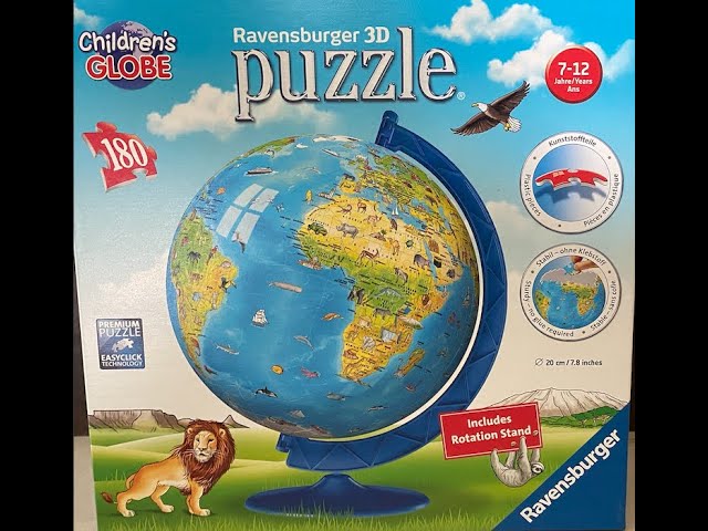 3D Globe Puzzle - YouTube
