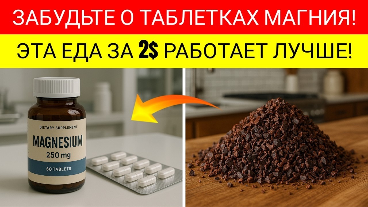 Прекратите Покупать Дорогие Таблетки Магния! Этот Продукт За $2 Работает В 16 Раз Лучше