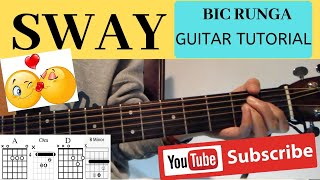 Sway - Bic Runga Guitar Tutorial chords