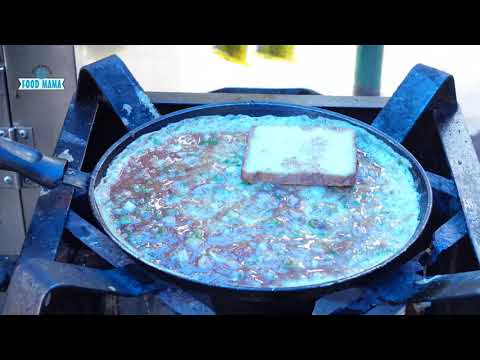 Bread Omelet Street Food | Egg Street Food | Indian Street Food | Vega Food Mama
