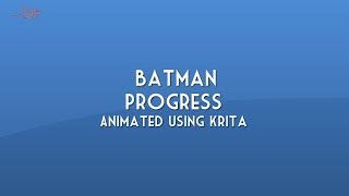Krita: Batman Progress