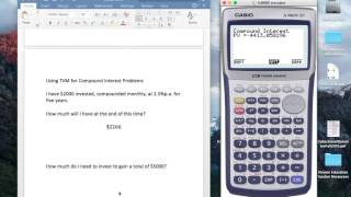 Using TVM for Compound Interest Questions on the Graphics Calculator screenshot 5