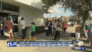 Computer hiccup causes delay at Hillcrest DMV screenshot 4