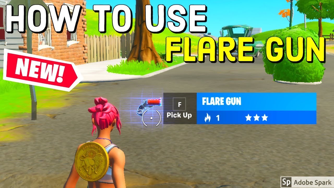 How To Use/Get Flare Gun in Fortnite - New Flare Gun Season 2 Chapter 3