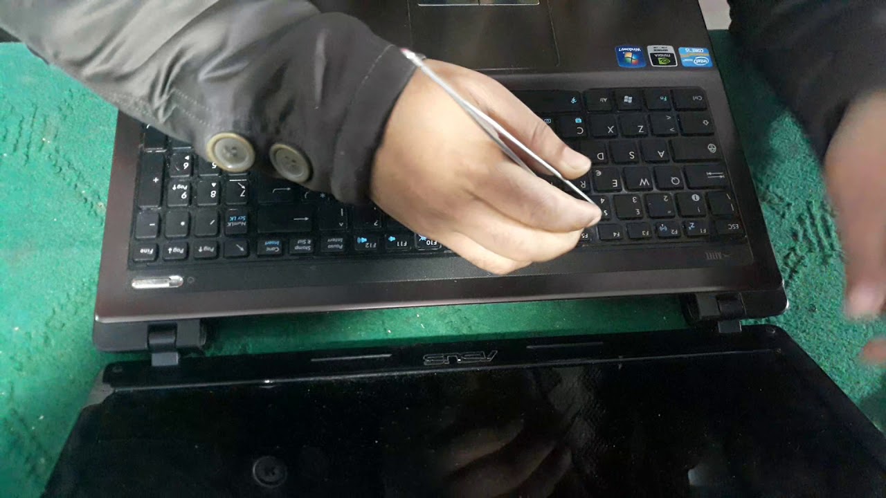 Asus laptop keyboard replacement part 1 YouTube